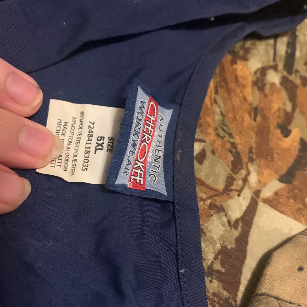 COPY - Navy blue scrub top